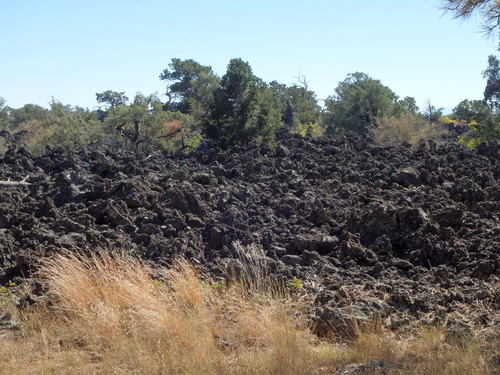 GDMBR: The edge of the 1200 year old lava bed.